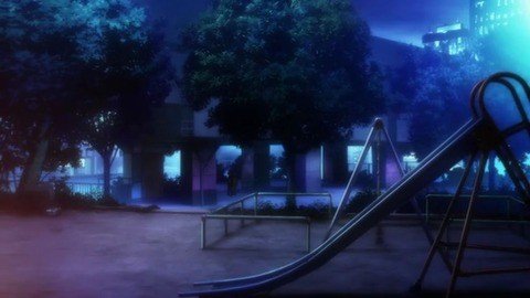 The park where Touma and Index are